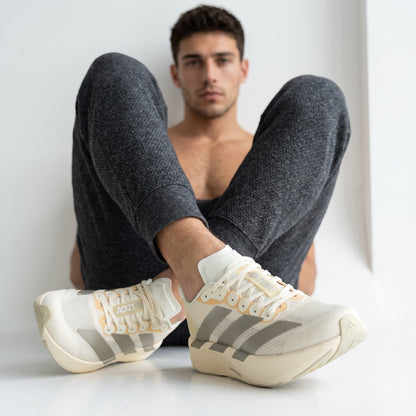 Adidas Adizero Sneakers — Cream & Grey