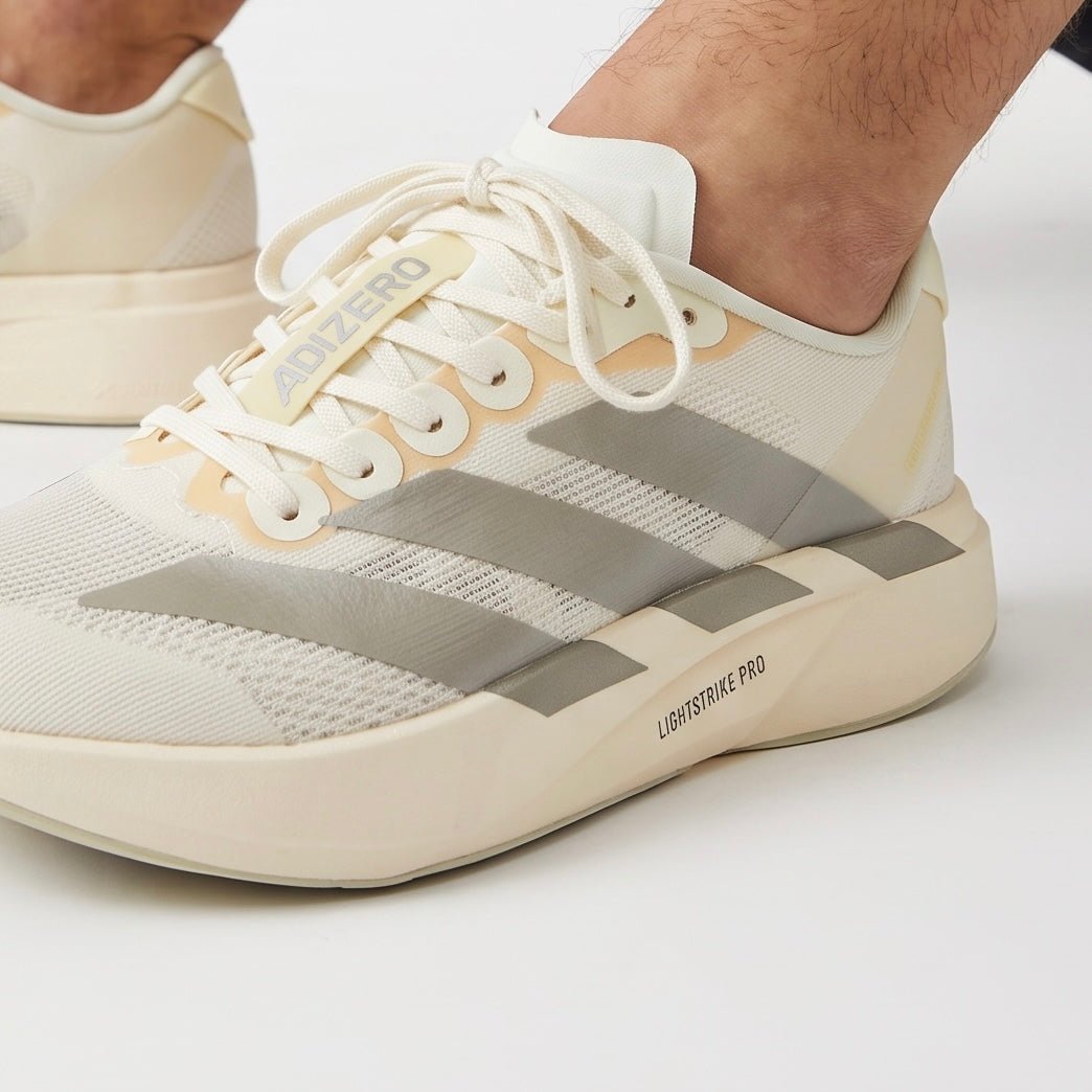 Adidas Adizero Sneakers — Cream & Grey