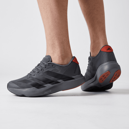 Adidas Adizero Running Shoes – Grey / Black / Orange