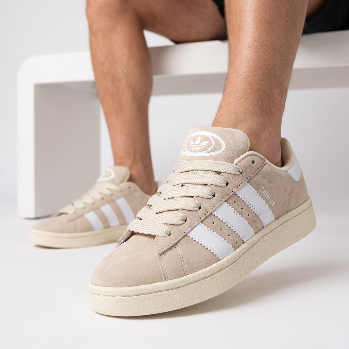Adidas Campus Retro Trainer — Beige