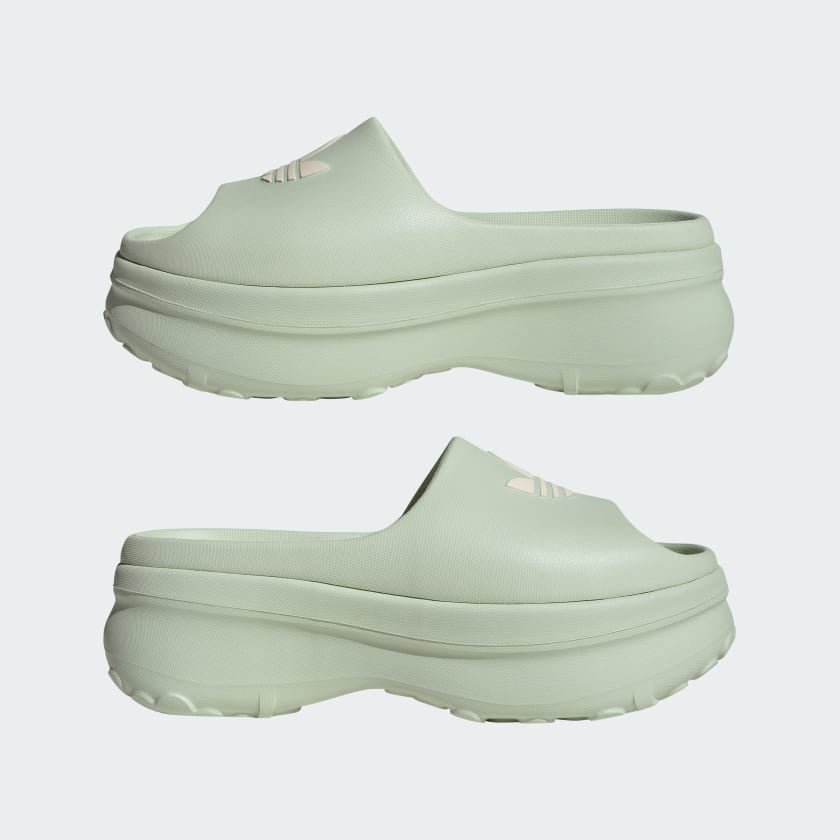 adidas Chunky Platform Slide – Mint Green 🌿