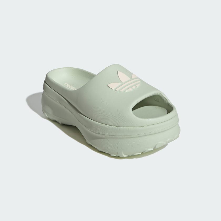 adidas Chunky Platform Slide – Mint Green 🌿