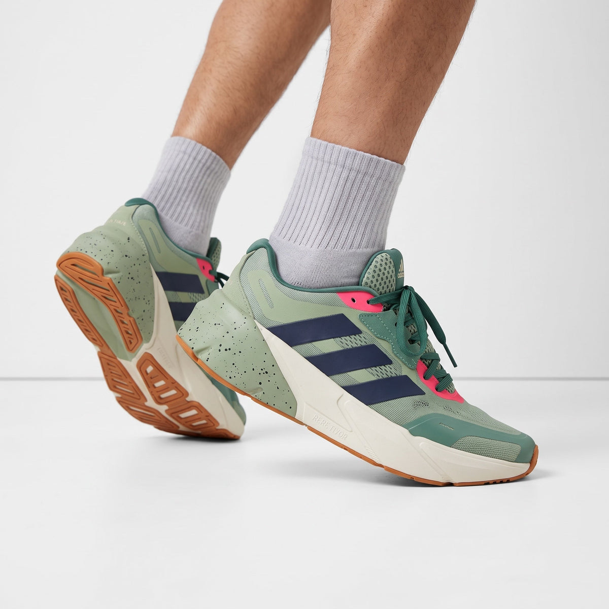 Adidas Chunky Runner — Sage, Green & Teal