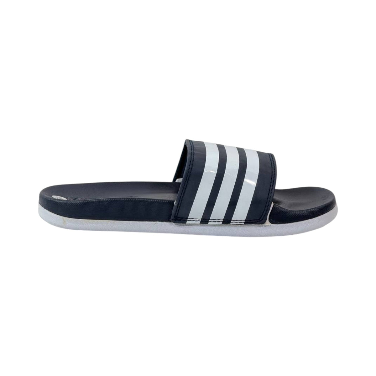 🖤 Adidas Classic 3-Stripes Comfort Slides ⚪✨