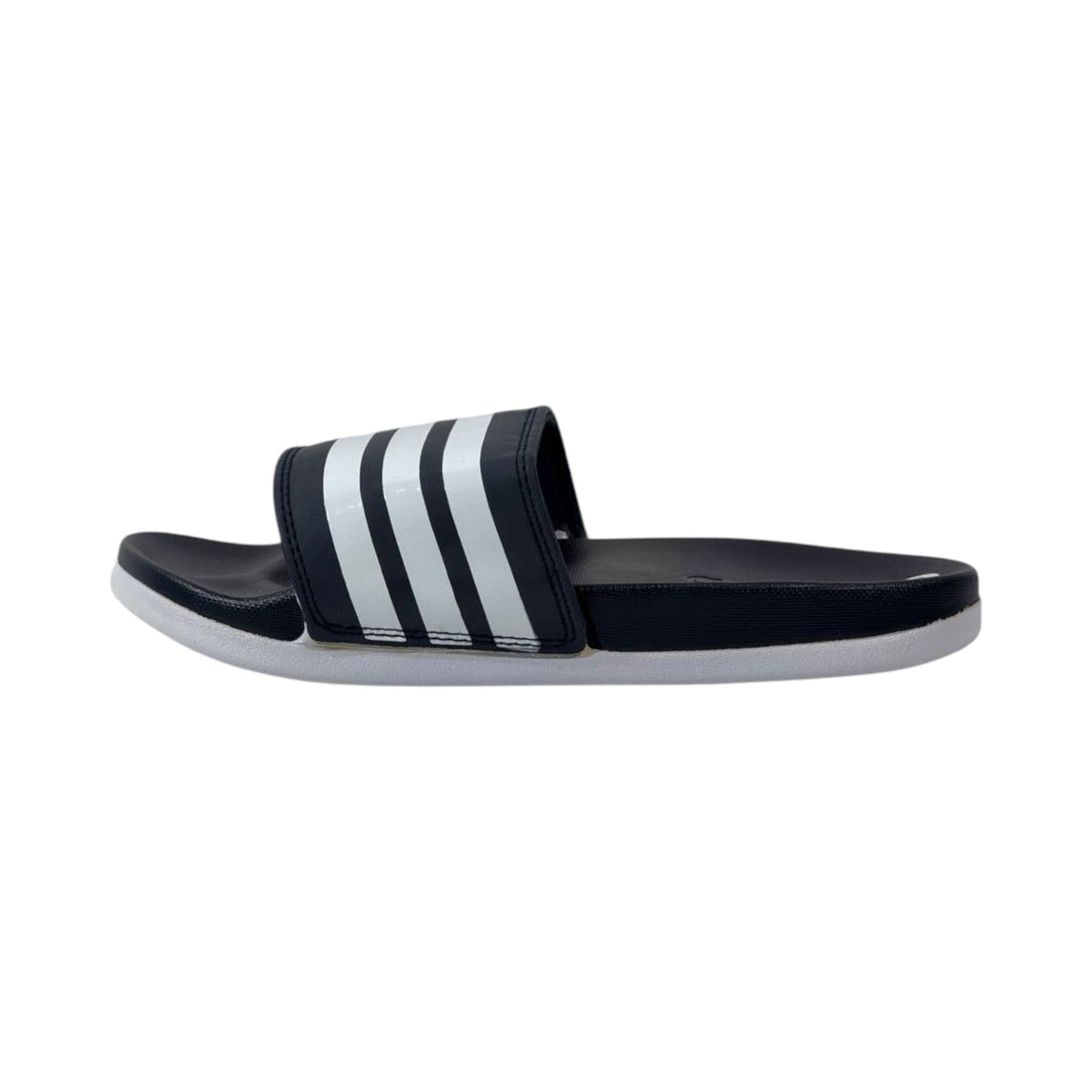 🖤 Adidas Classic 3-Stripes Comfort Slides ⚪✨