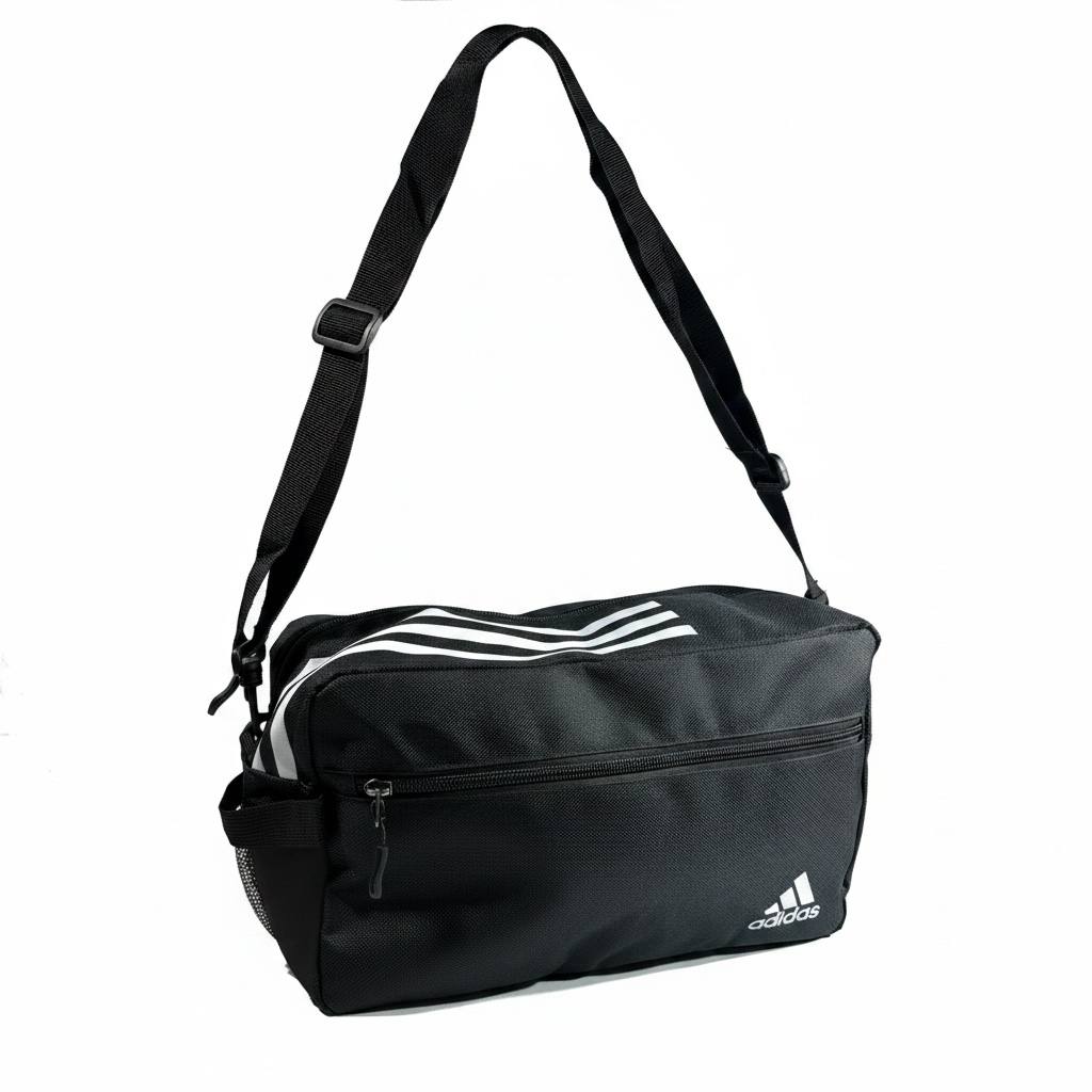 Adidas Classic Sports Duffel Bag 🖤✨ Gym & Travel Essential