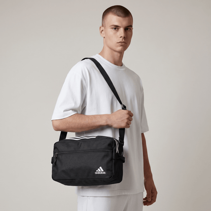 Adidas Classic Sports Duffel Bag 🖤✨ Gym & Travel Essential