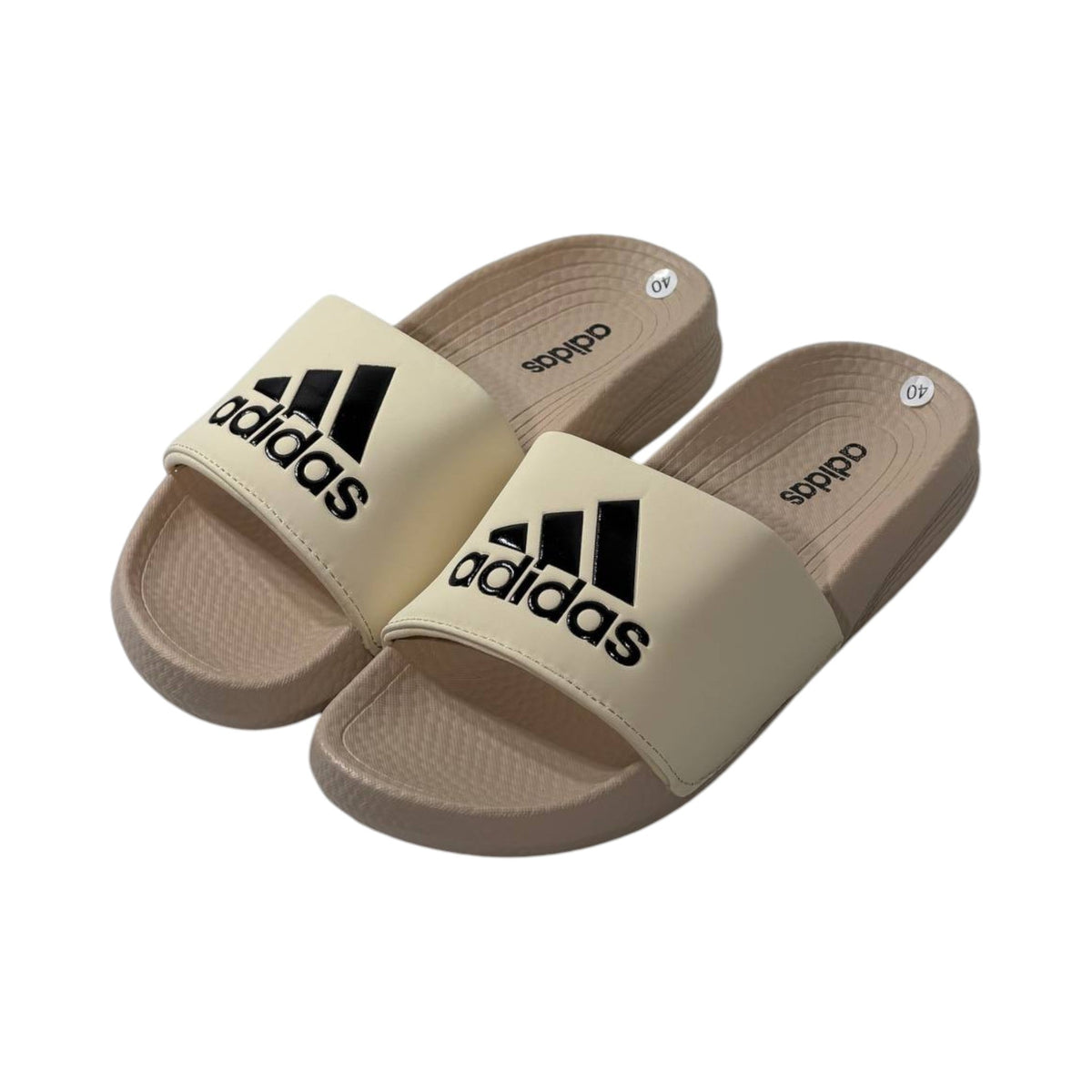 🏖️ Adidas Comfort Slides – Sand Beige Edition 🤍✨