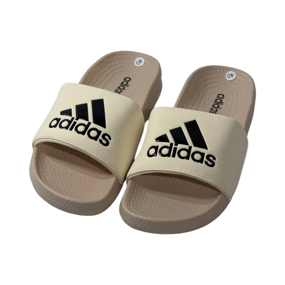 🏖️ Adidas Comfort Slides – Sand Beige Edition 🤍✨