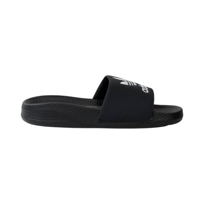🩴 Adidas Originals Trefoil Slides – Classic Black Edition 🖤🤍✨