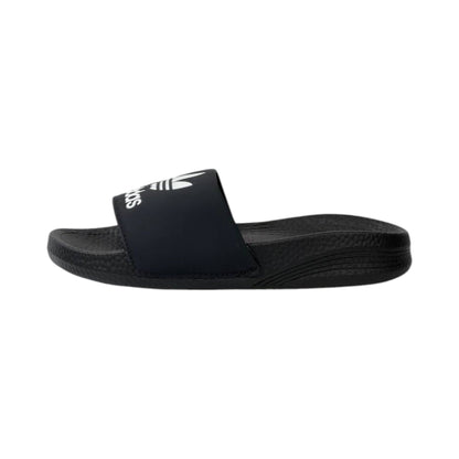 🩴 Adidas Originals Trefoil Slides – Classic Black Edition 🖤🤍✨