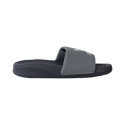 🩶 Adidas Originals Trefoil Slides – Urban Grey Edition ⚪🔥
