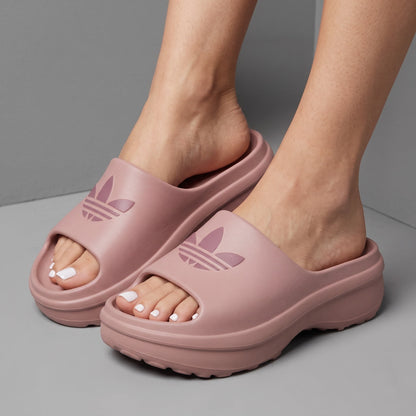 Adidas Platform Slides – Blush Pink 🩷