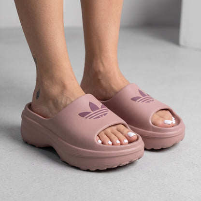 Adidas Platform Slides – Blush Pink 🩷