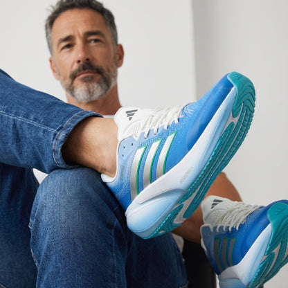 Adidas Running – Blue White Trainer 👟