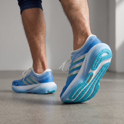Adidas Running – Blue White Trainer 👟