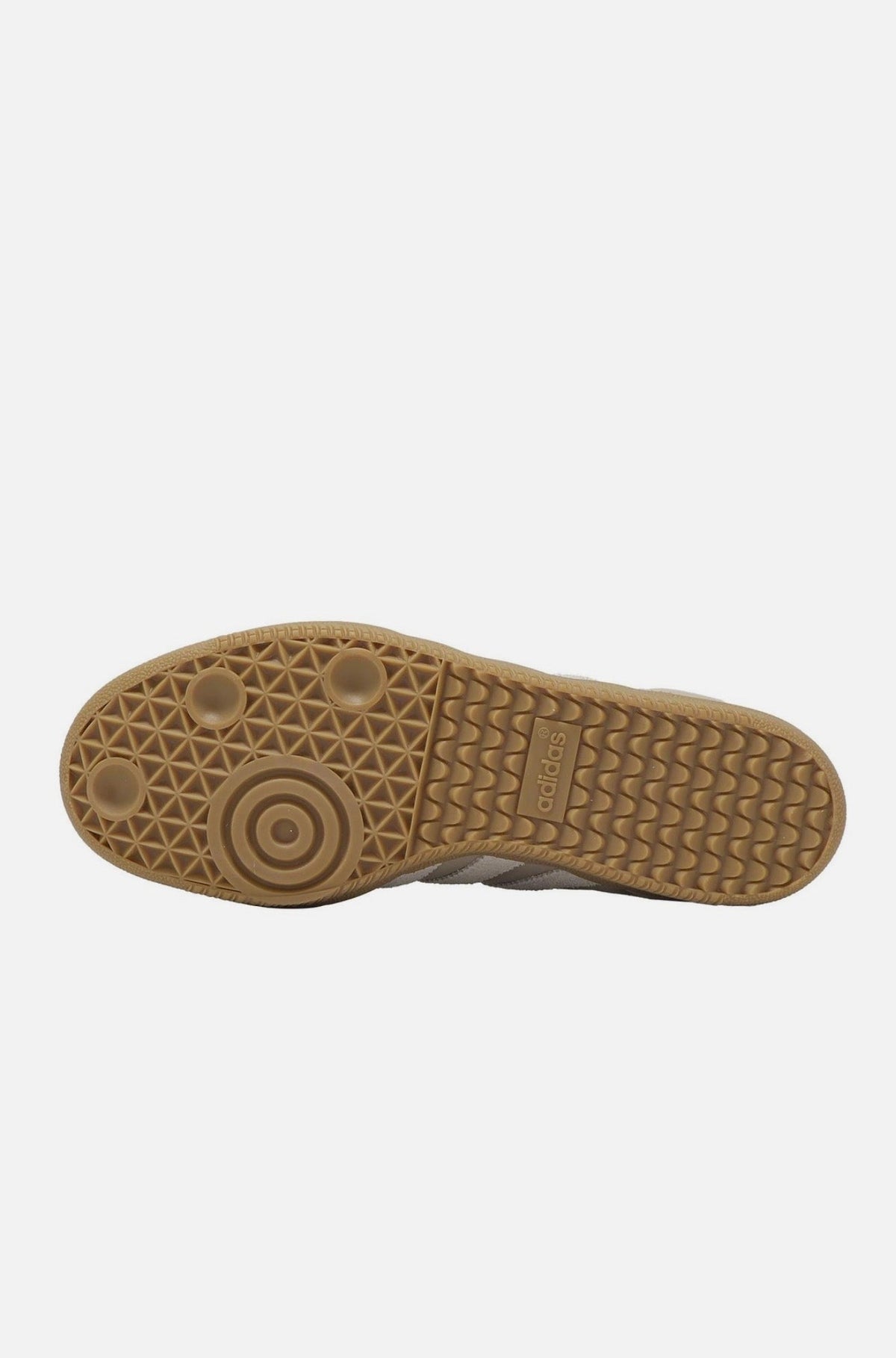 Adidas Samba Classic Gum Casual Sneaker — Chalk & Beige