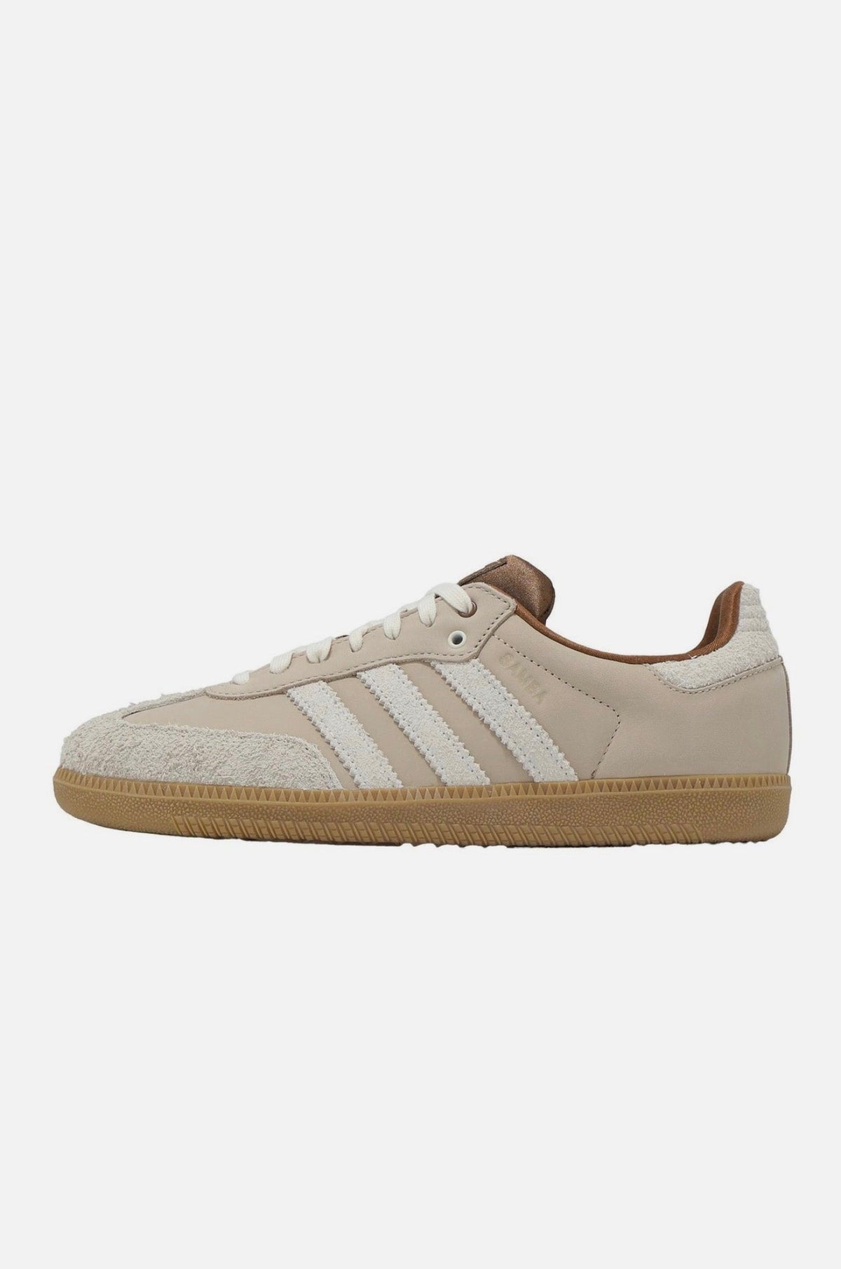 Adidas Samba Classic Gum Casual Sneaker — Chalk & Beige
