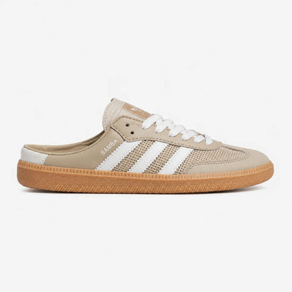 Adidas Samba Trainer Mule — Sand White