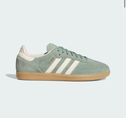 Adidas Samba Suede Sneaker — Seafoam