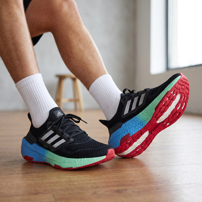 Adidas Ultraboost Running Shoes – Black Multi-Color ⚡👟