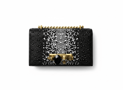 Alexander McQueen Crystal Skull Clutch 🖤✨☠️