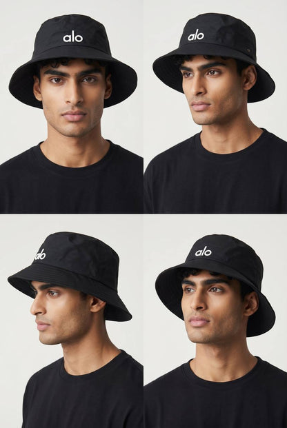 ALO Black Bucket Hat 🖤 | Minimal Streetwear Essential