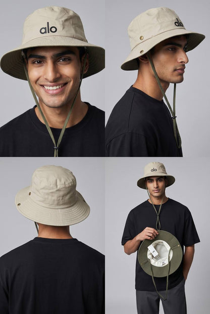ALO Minimal Bucket Hat 🤍 | Beige Everyday Streetwear Essential