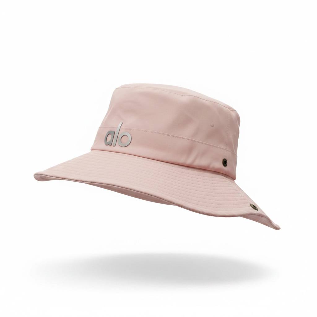 Alo Pink Bucket Hat 🎩 | Lightweight Adjustable Summer Hat