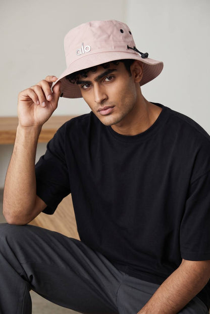 Alo Pink Bucket Hat 🎩 | Lightweight Adjustable Summer Hat