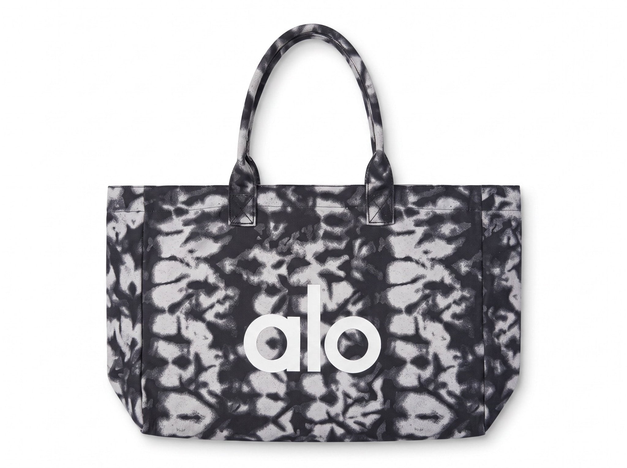 Alo Tote – Black White Tie‑Dye 👜