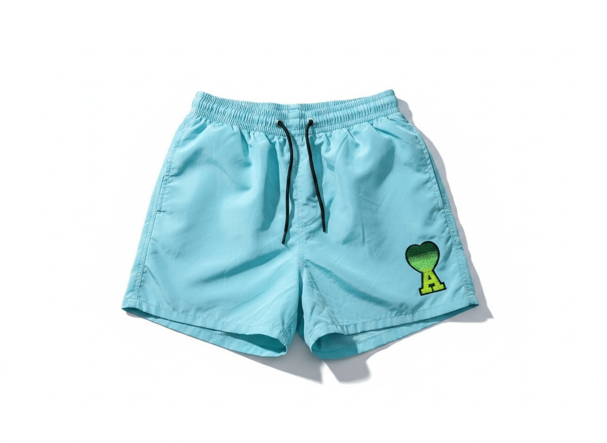 AMI Paris Sky Blue Swim Shorts 🌊💙
