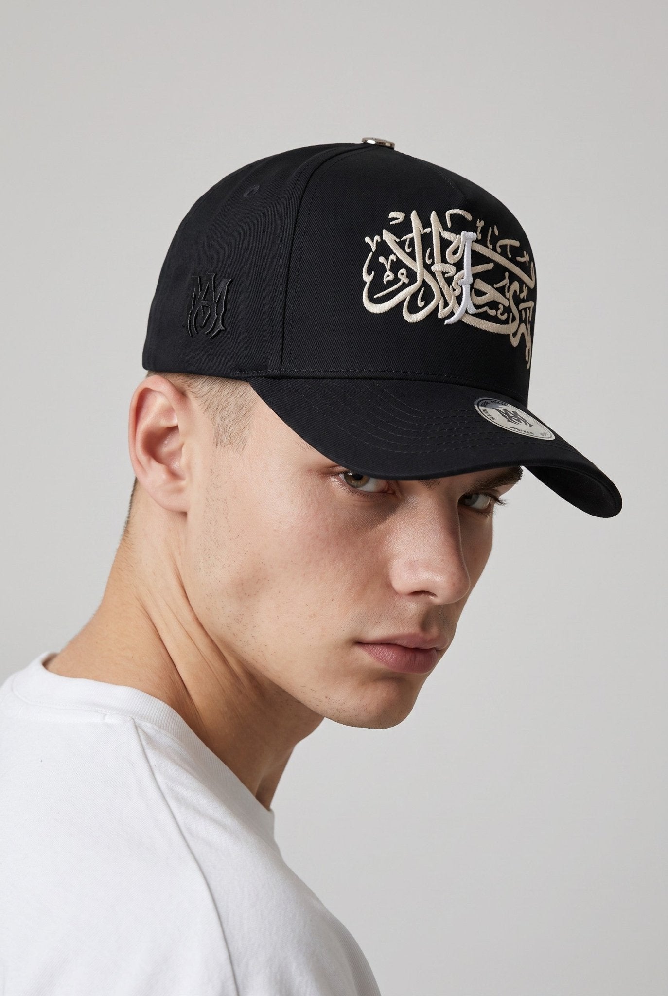 Amiri Arabic Calligraphy Baseball Cap – Black