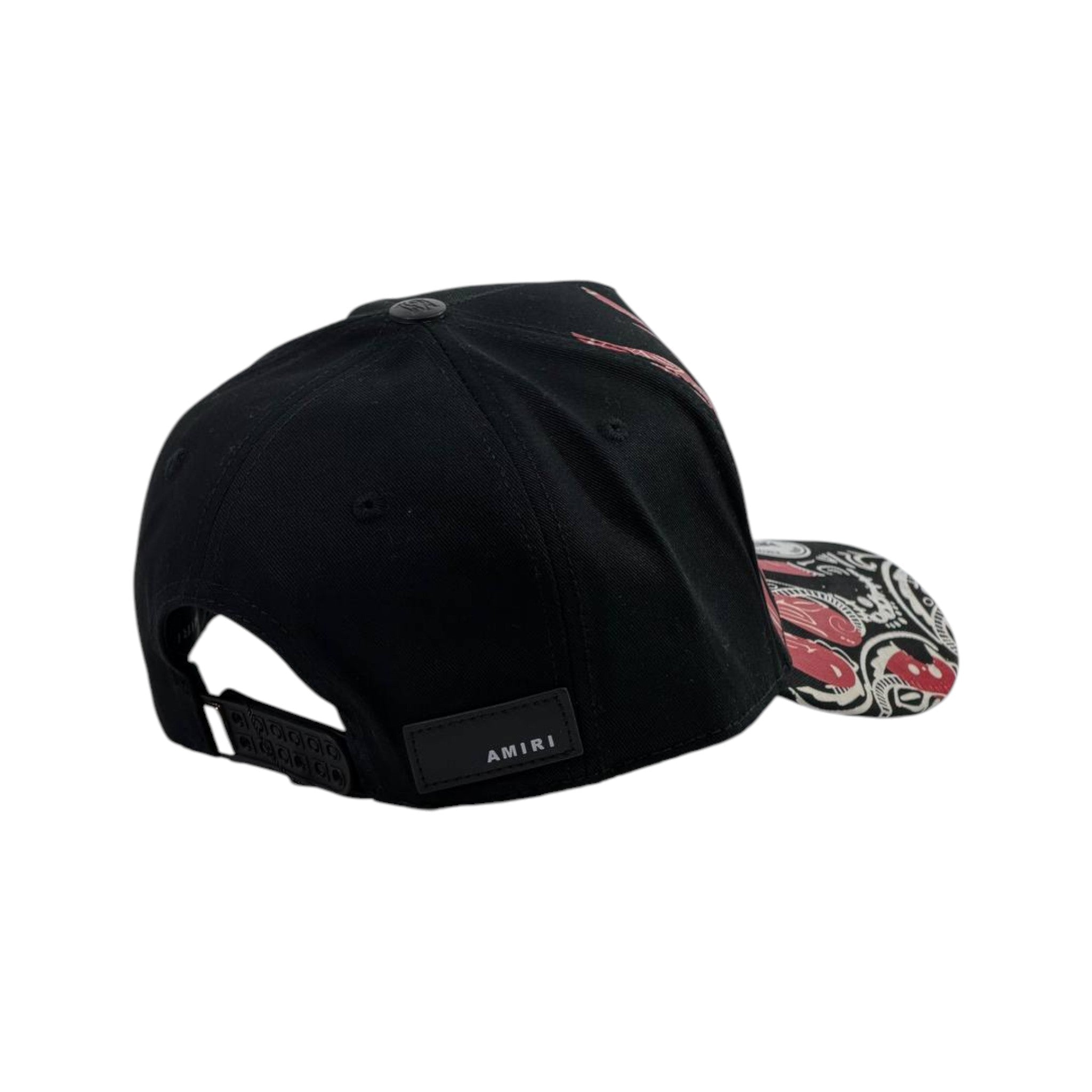 Amiri Black Monogram Cap – Shadow Logo Edition 🖤🧢