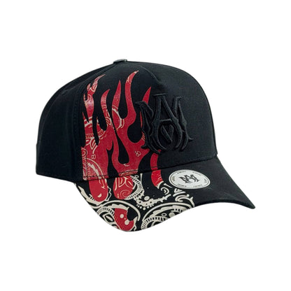Amiri Black Monogram Cap – Shadow Logo Edition 🖤🧢