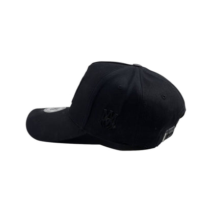 Amiri Black Monogram Cap – Shadow Logo Edition 🖤🧢