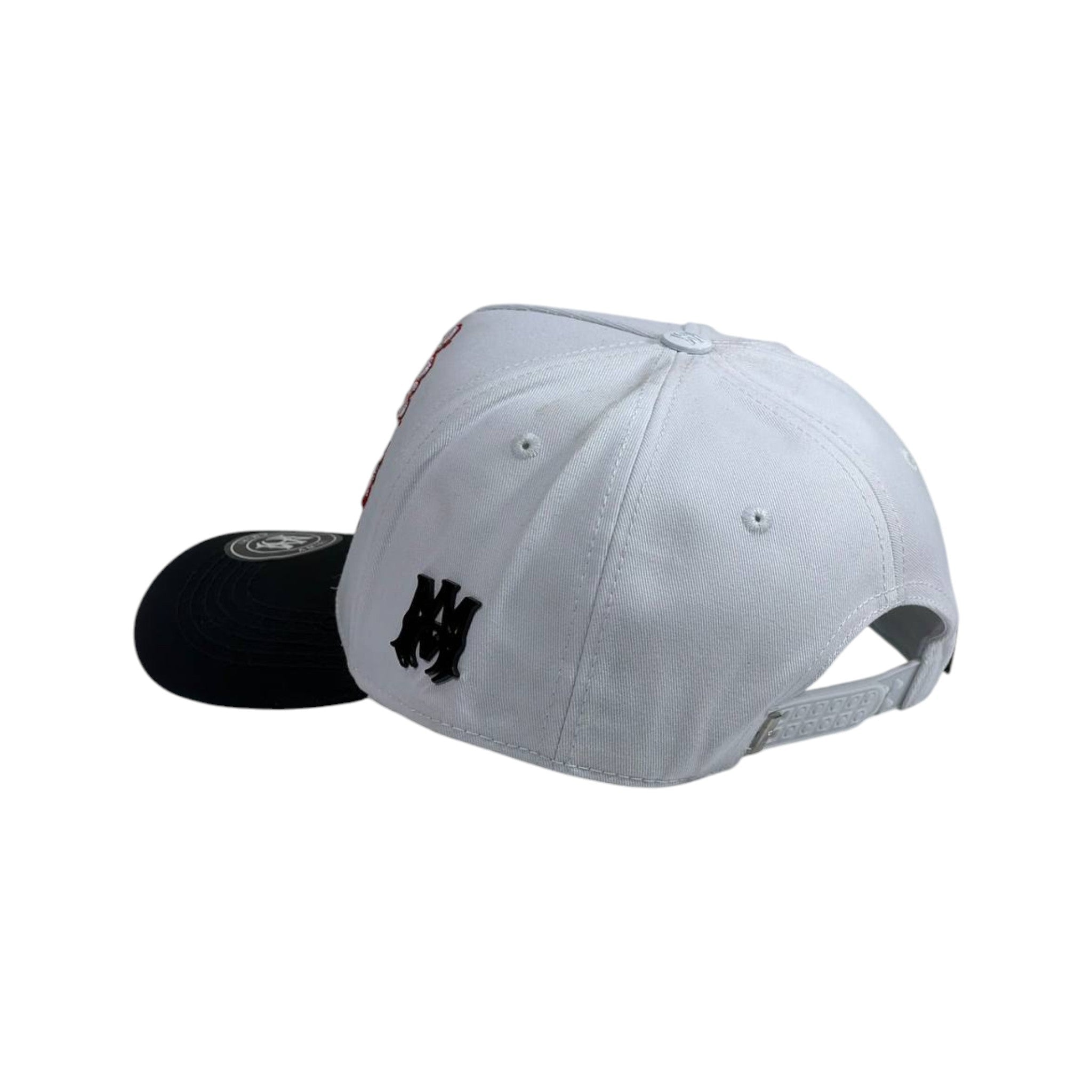 Amiri Urban Culture LA Cap – White & Black Embroidered Statement 🧢⚪🖤