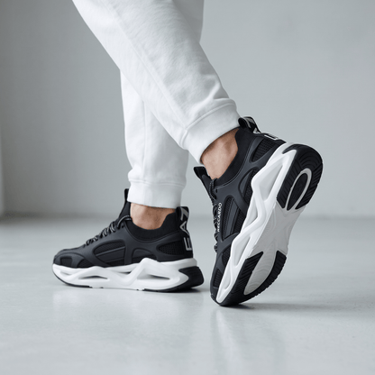 🖤 Armani Exchange Chunky Runner Sneakers White & Black 👟⚡