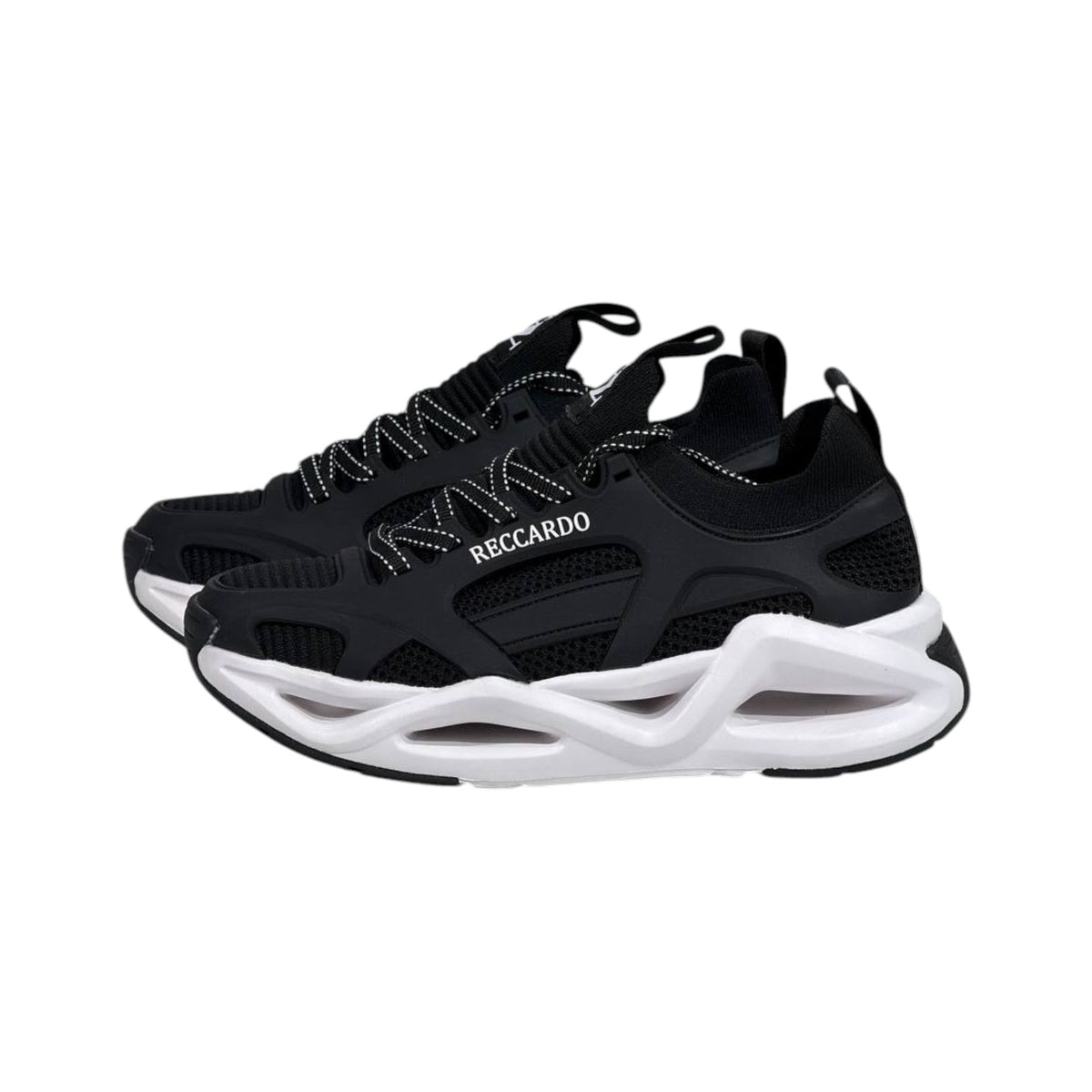 🖤 Armani Exchange Chunky Runner Sneakers White & Black 👟⚡