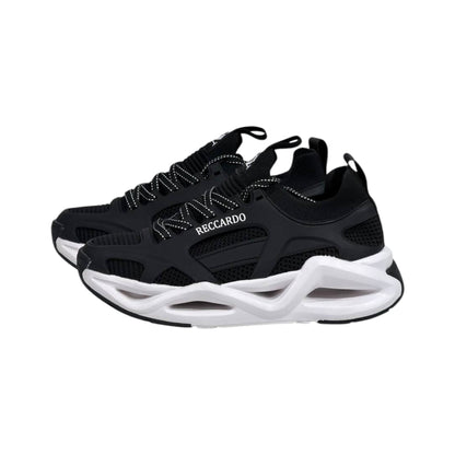 🖤 Armani Exchange Chunky Runner Sneakers White & Black 👟⚡