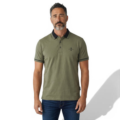 Armani Exchange Olive Polo Shirt 💚🖤 Smart Casual Essential