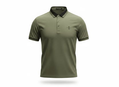 Armani Exchange Olive Polo Shirt 💚🖤 Smart Casual Essential