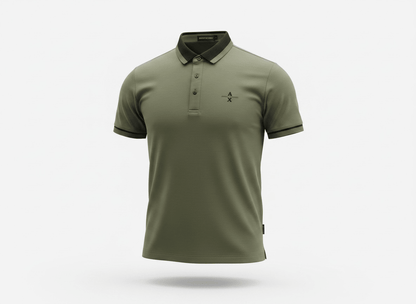 Armani Exchange Olive Polo Shirt 💚🖤 Smart Casual Essential