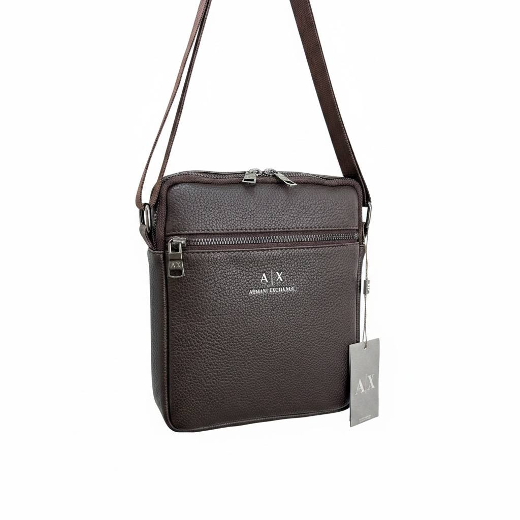 Armani Exchange Premium Brown Crossbody Bag – Elegant Everyday Shoulder Bag 🤎✨