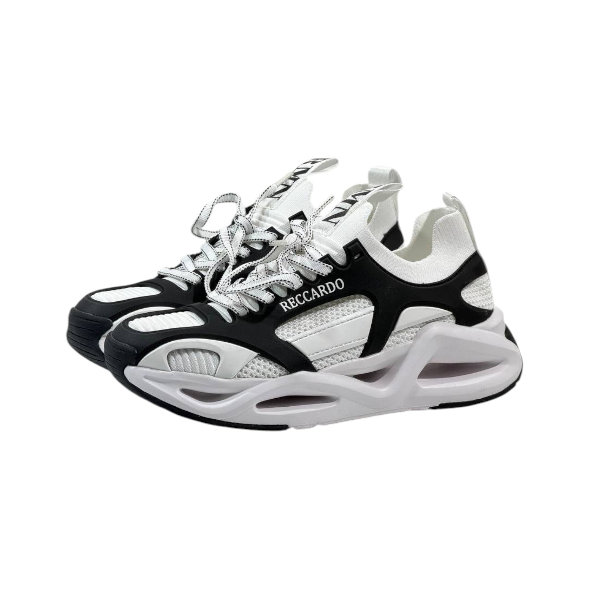 🖤🤍 Armani Reccardo Futuristic Chunky Sneakers 👟⚡