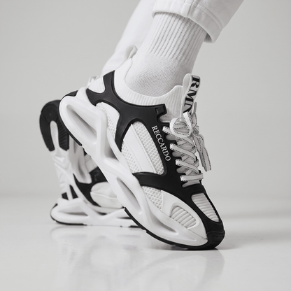 🖤🤍 Armani Reccardo Futuristic Chunky Sneakers 👟⚡