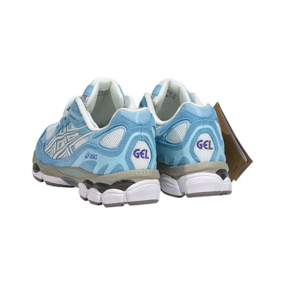💙🤍 ASICS GEL-NYC Retro Running Sneakers – Sky Blue Edition 👟⚡