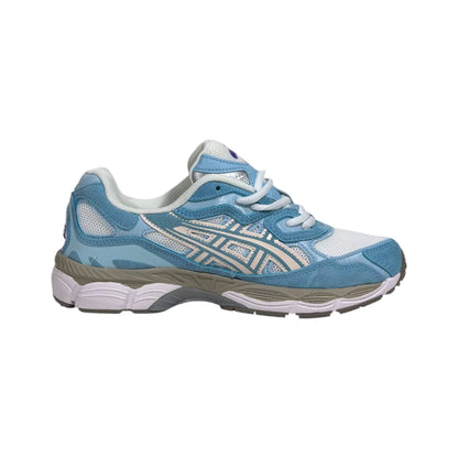 💙🤍 ASICS GEL-NYC Retro Running Sneakers – Sky Blue Edition 👟⚡