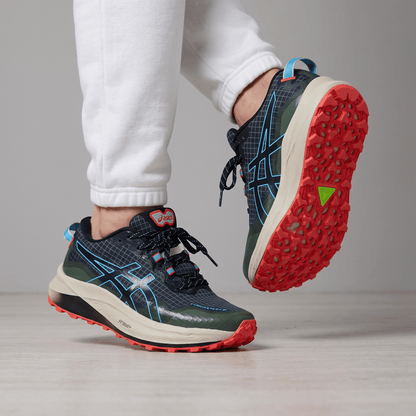 💙 Asics Gel-Trabuco 13 Trail Running Shoes – Green/Blue/Coral