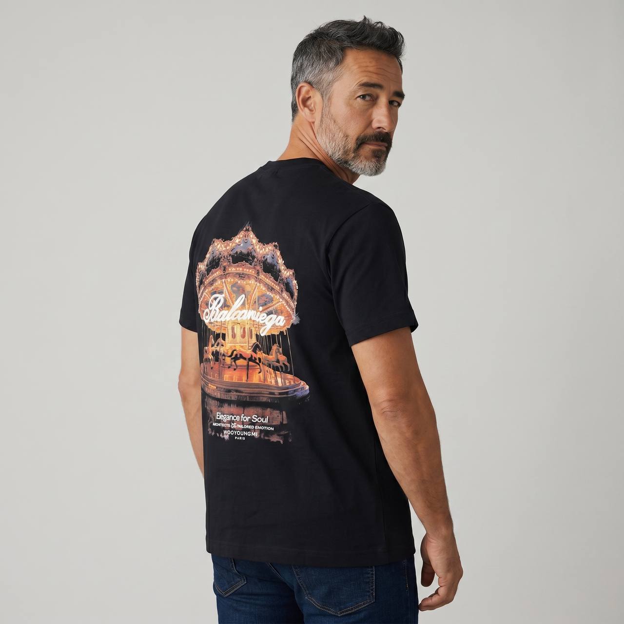 Balenciaga Carousel Graphic Oversized T-Shirt 🎠🔥